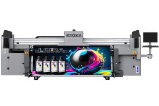 Universal E-6600HB(km1024a) гибридный конвейерный УФ- принтер