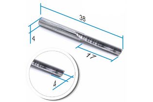 DJTOL N1ZX417 -фреза прямая однозаходная