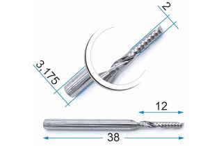 DJTOL N1LX3.212-фреза спиральная  однозаходная