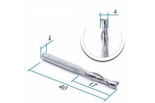 DJTOL N2LX417 -фреза прямая двухзаходная