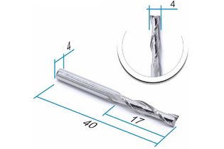 DJTOL N2LX417 -фреза прямая двухзаходная